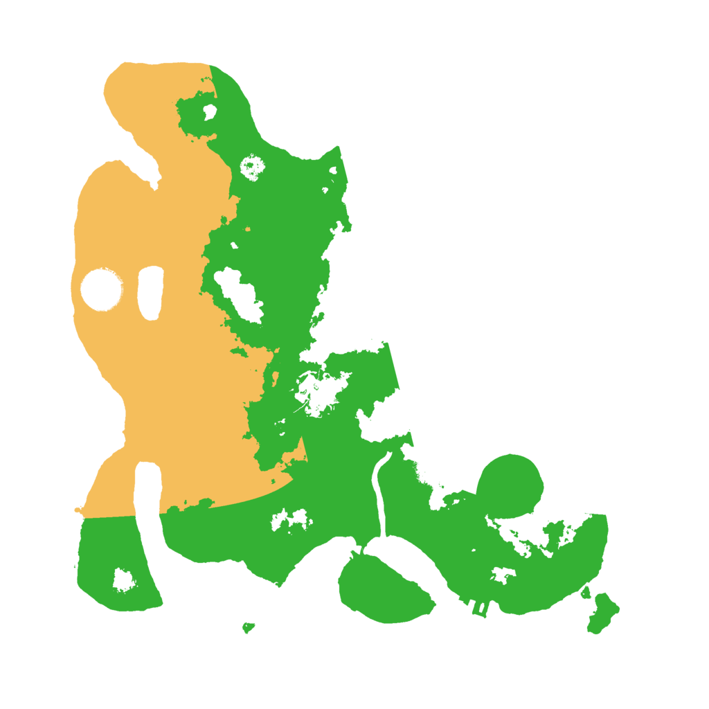 Biome Rust Map: Procedural Map, Size: 3000, Seed: 68427607