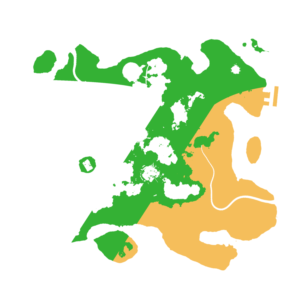 Biome Rust Map: Procedural Map, Size: 3000, Seed: 1766740278