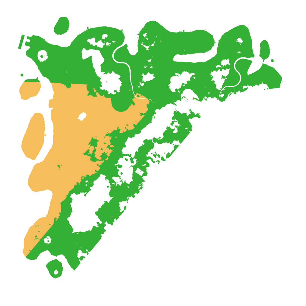Biome Rust Map: Procedural Map, Size: 4250, Seed: 32552