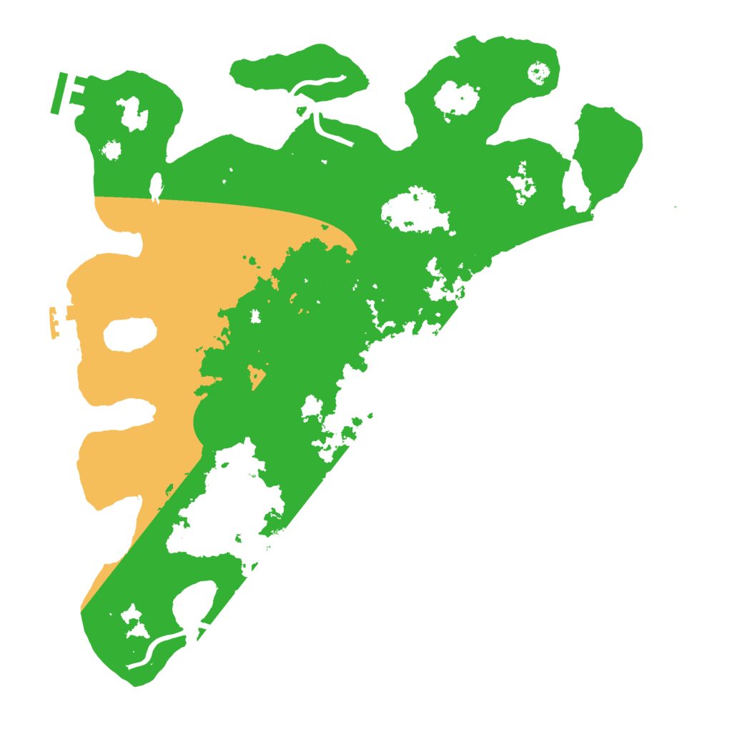 Biome Rust Map: Procedural Map, Size: 3500, Seed: 89005607