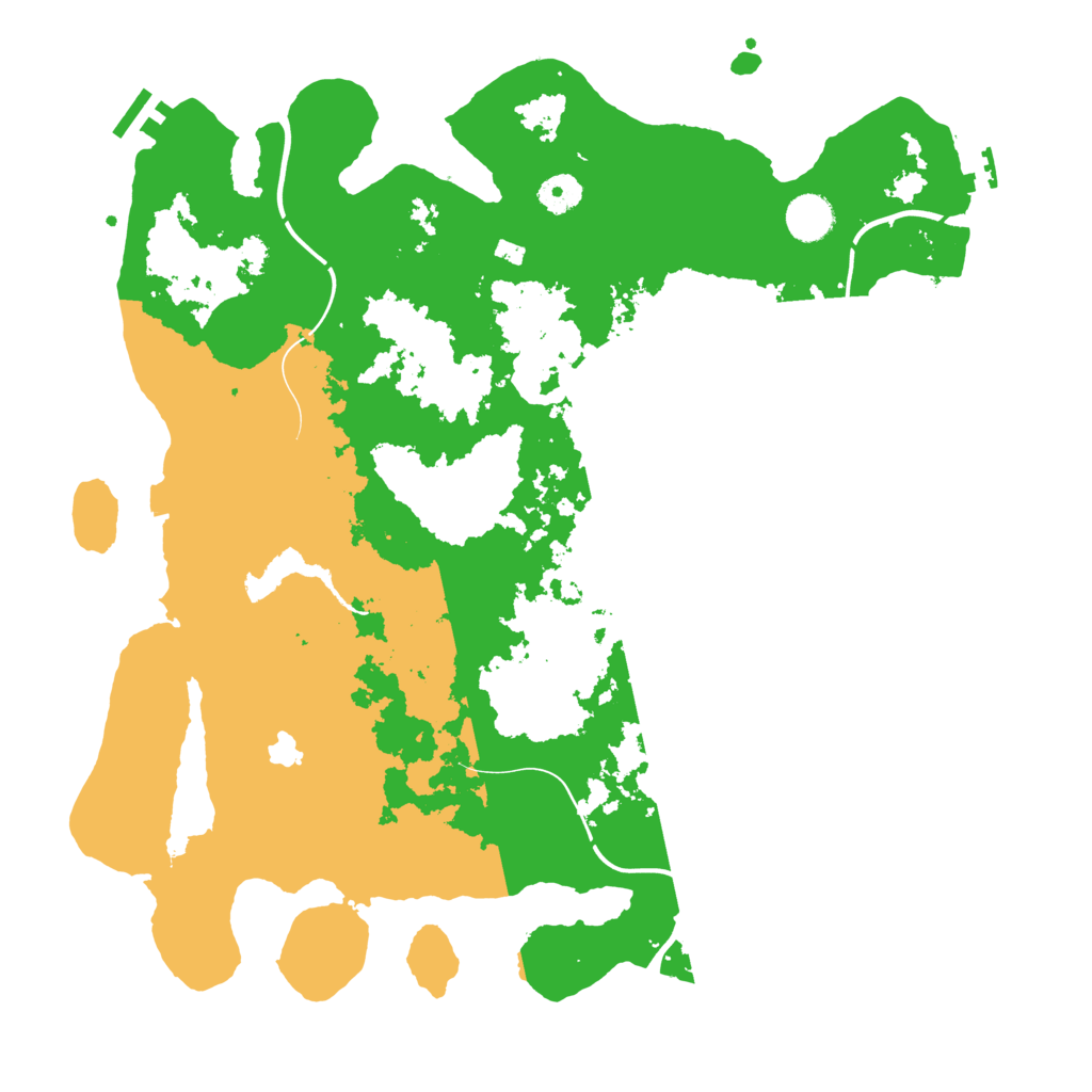 Biome Rust Map: Procedural Map, Size: 4050, Seed: 1345577746