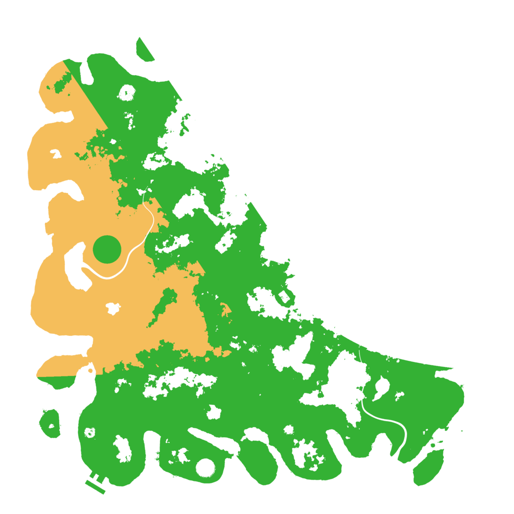 Biome Rust Map: Procedural Map, Size: 4800, Seed: 384418026