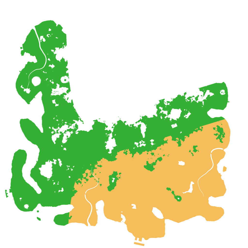 Biome Rust Map: Procedural Map, Size: 4800, Seed: 1276401464