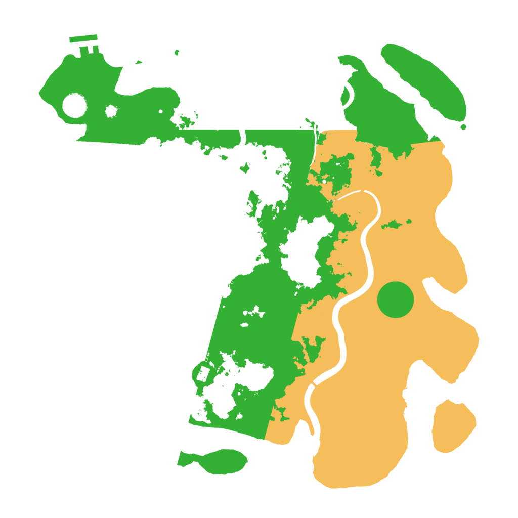 Biome Rust Map: Procedural Map, Size: 3750, Seed: 60827650