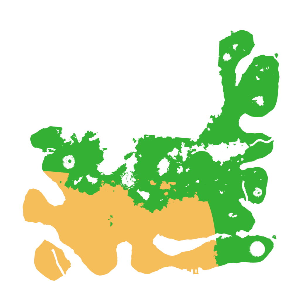 Biome Rust Map: Procedural Map, Size: 3500, Seed: 446561654