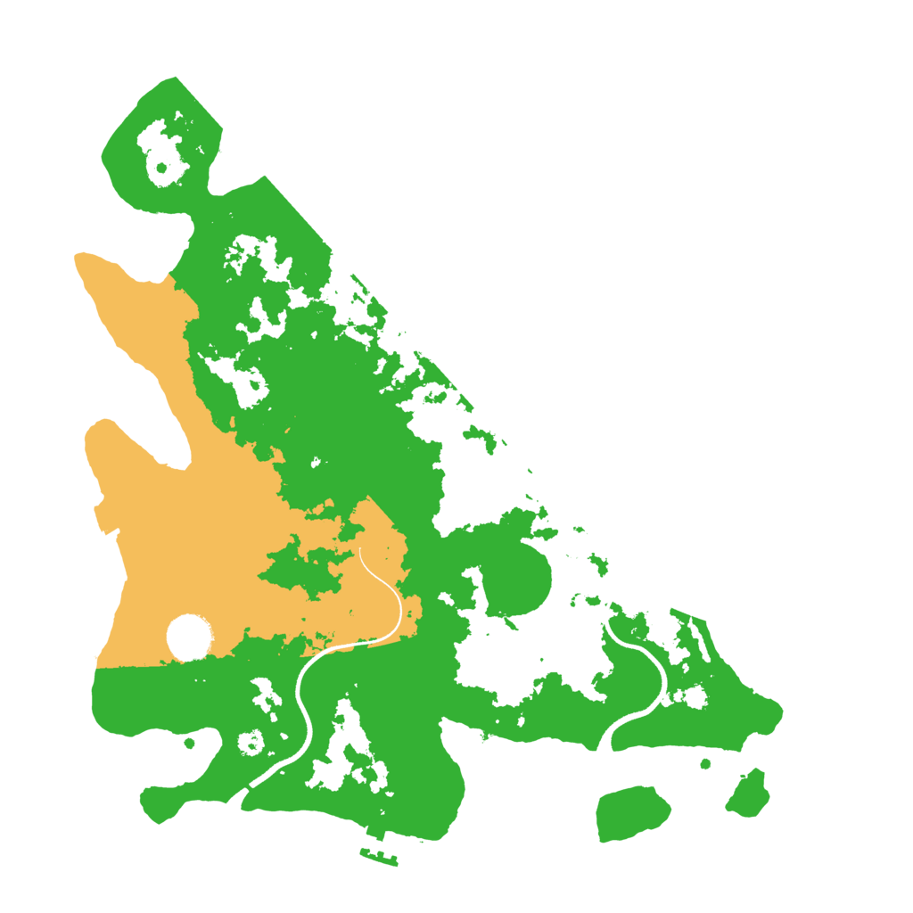 Biome Rust Map: Procedural Map, Size: 3500, Seed: 1905366272