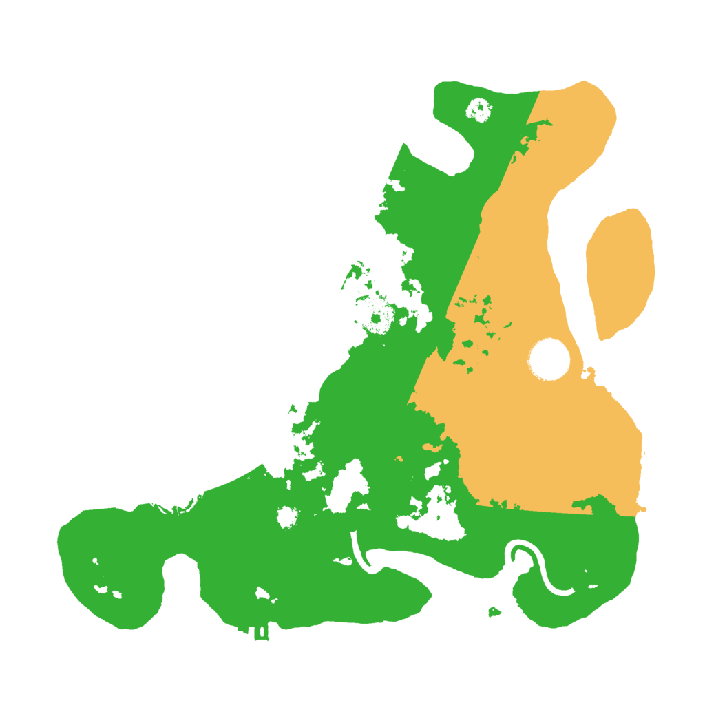 Biome Rust Map: Procedural Map, Size: 3000, Seed: 315218636