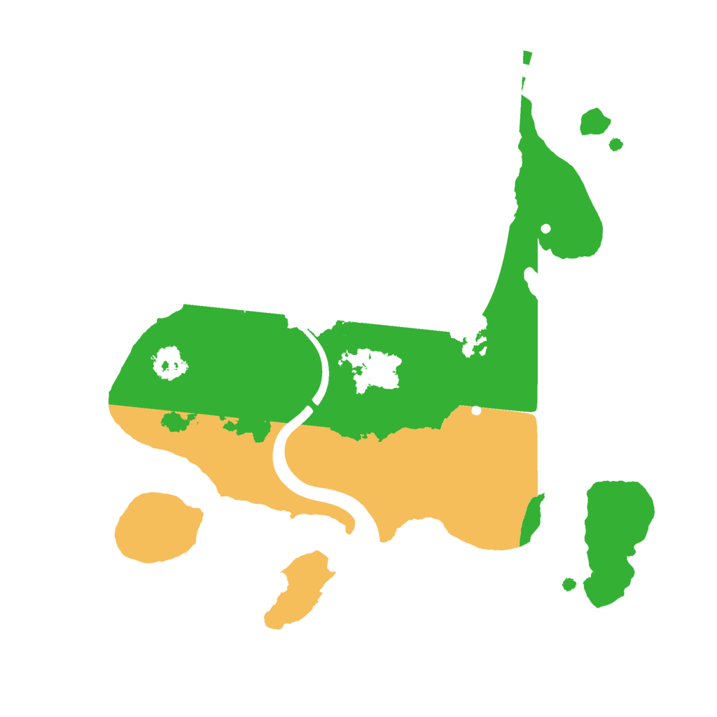 Biome Rust Map: Procedural Map, Size: 2200, Seed: 1182367898