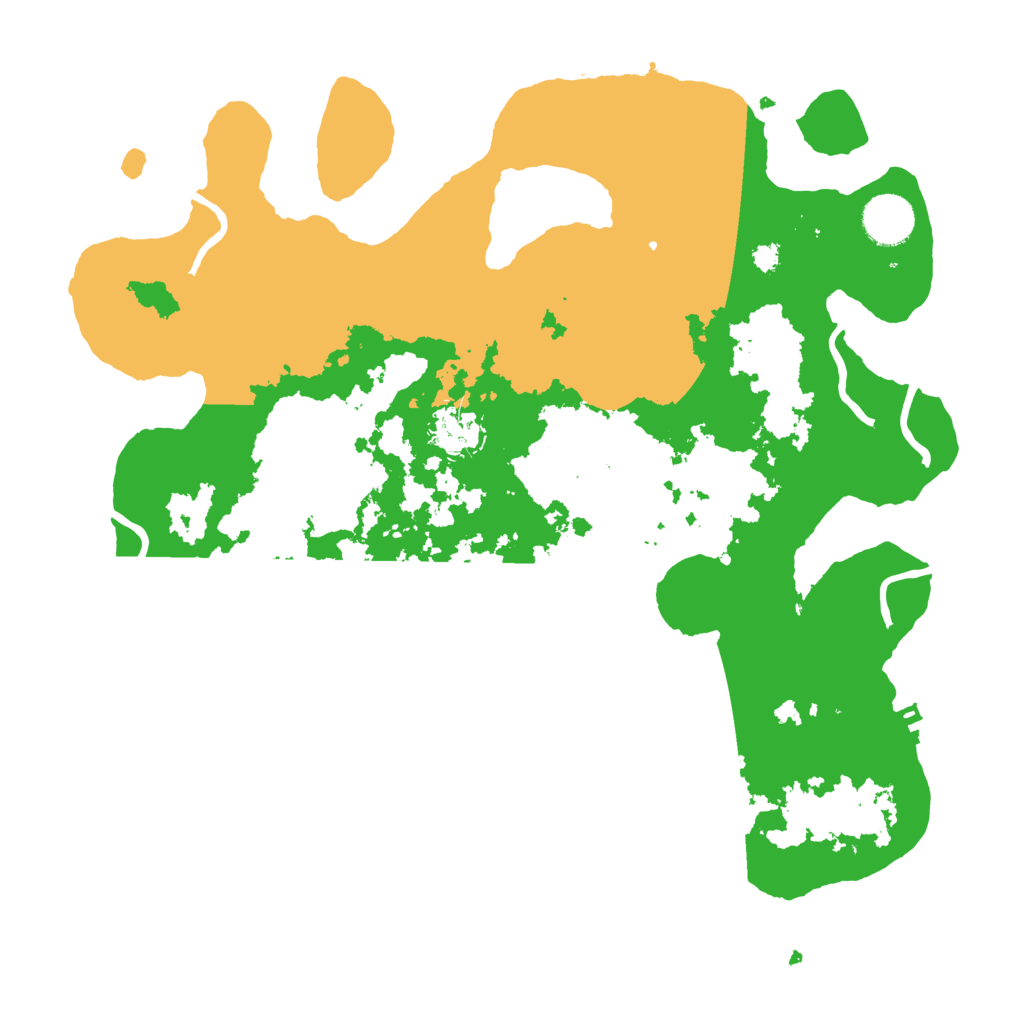 Biome Rust Map: Procedural Map, Size: 3500, Seed: 1409455801