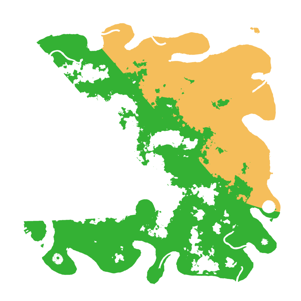 Biome Rust Map: Procedural Map, Size: 4250, Seed: 666188345