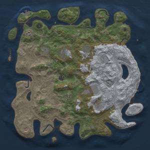 Thumbnail Rust Map: Procedural Map, Size: 4250, Seed: 1870386127, 18 Monuments