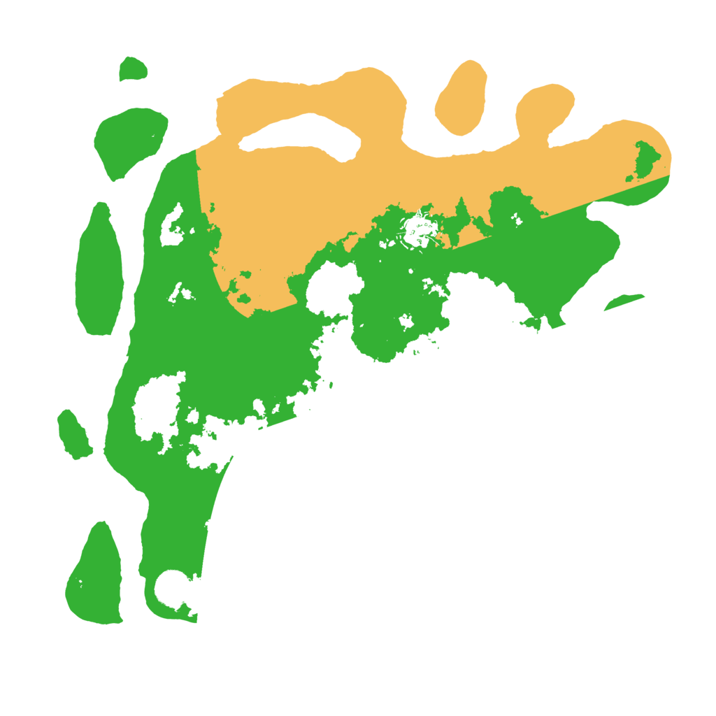 Biome Rust Map: Barren, Size: 3500, Seed: 1098650149