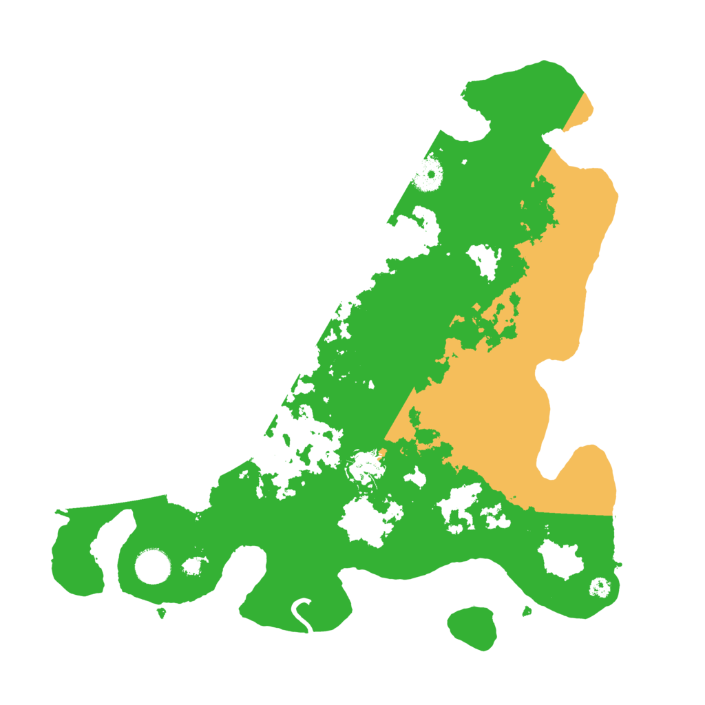 Biome Rust Map: Procedural Map, Size: 3500, Seed: 18332901