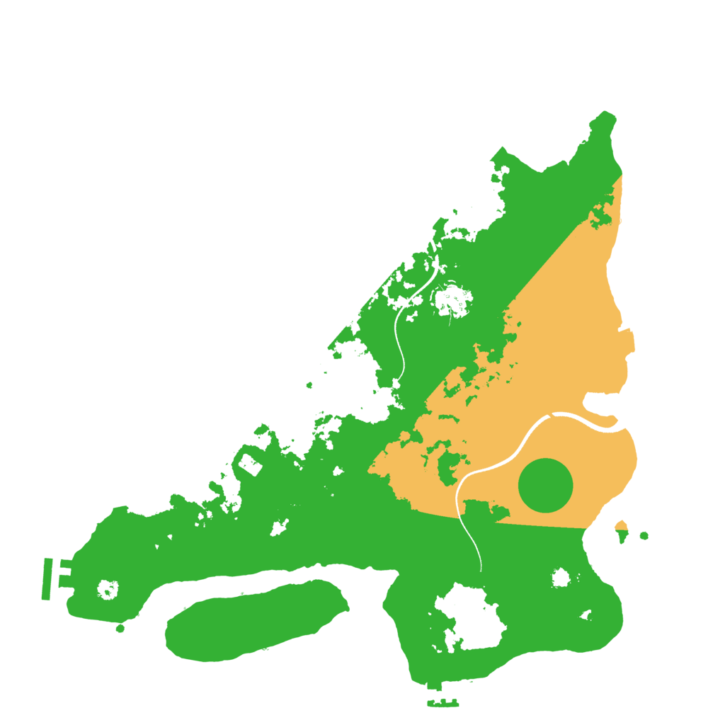Biome Rust Map: Procedural Map, Size: 3500, Seed: 1330660347