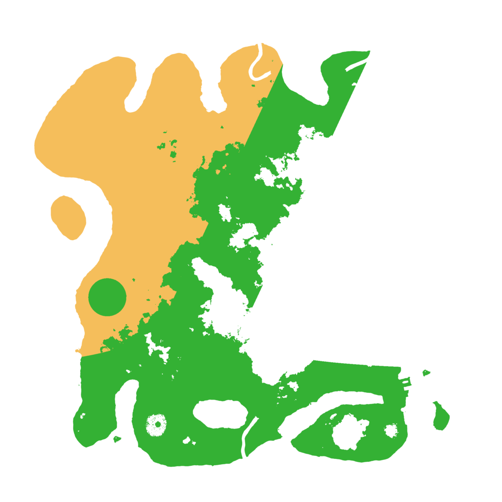 Biome Rust Map: Procedural Map, Size: 3500, Seed: 822600410