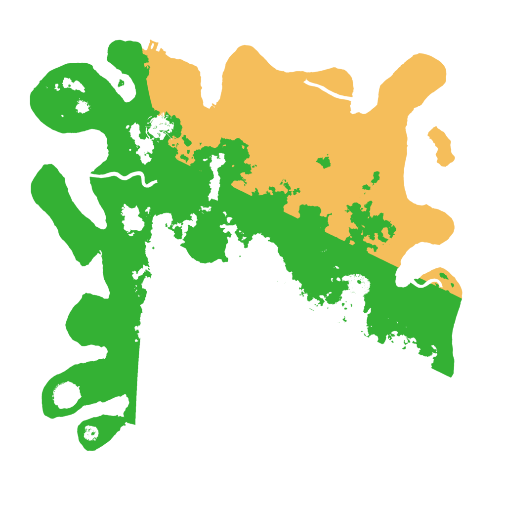 Biome Rust Map: Procedural Map, Size: 3500, Seed: 90637087