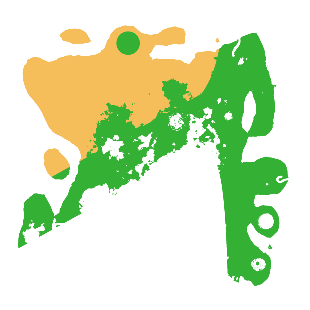 Biome Rust Map: Procedural Map, Size: 3500, Seed: 92004017