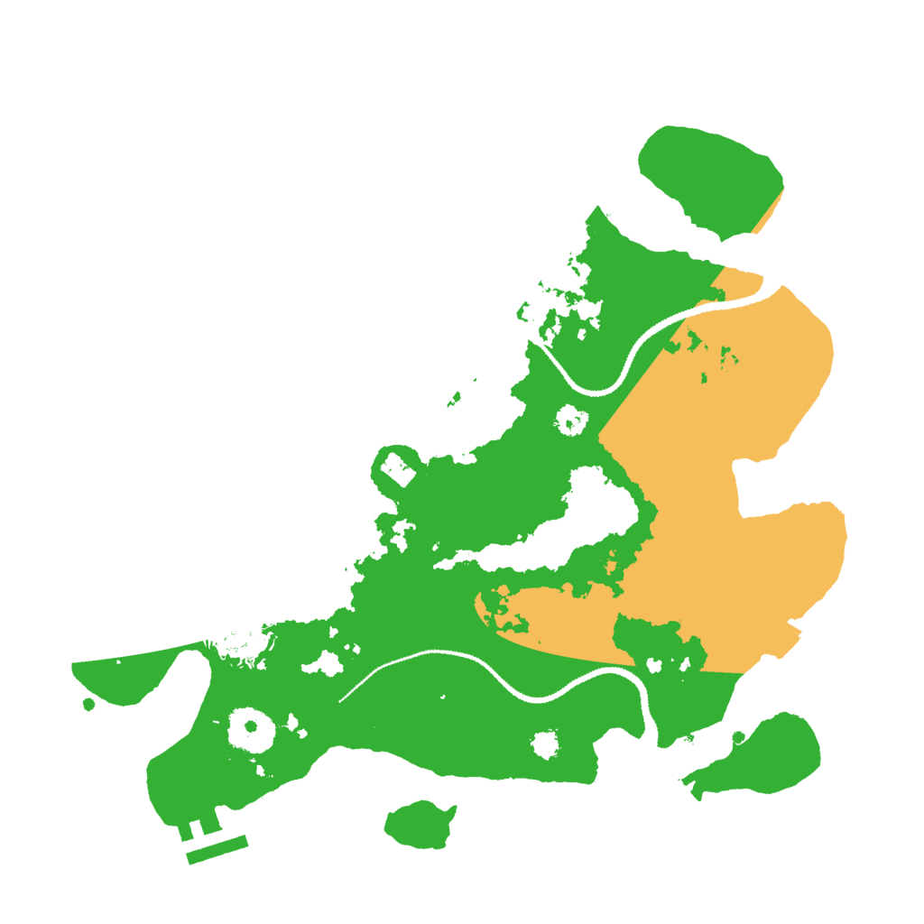 Biome Rust Map: Procedural Map, Size: 3000, Seed: 797364641