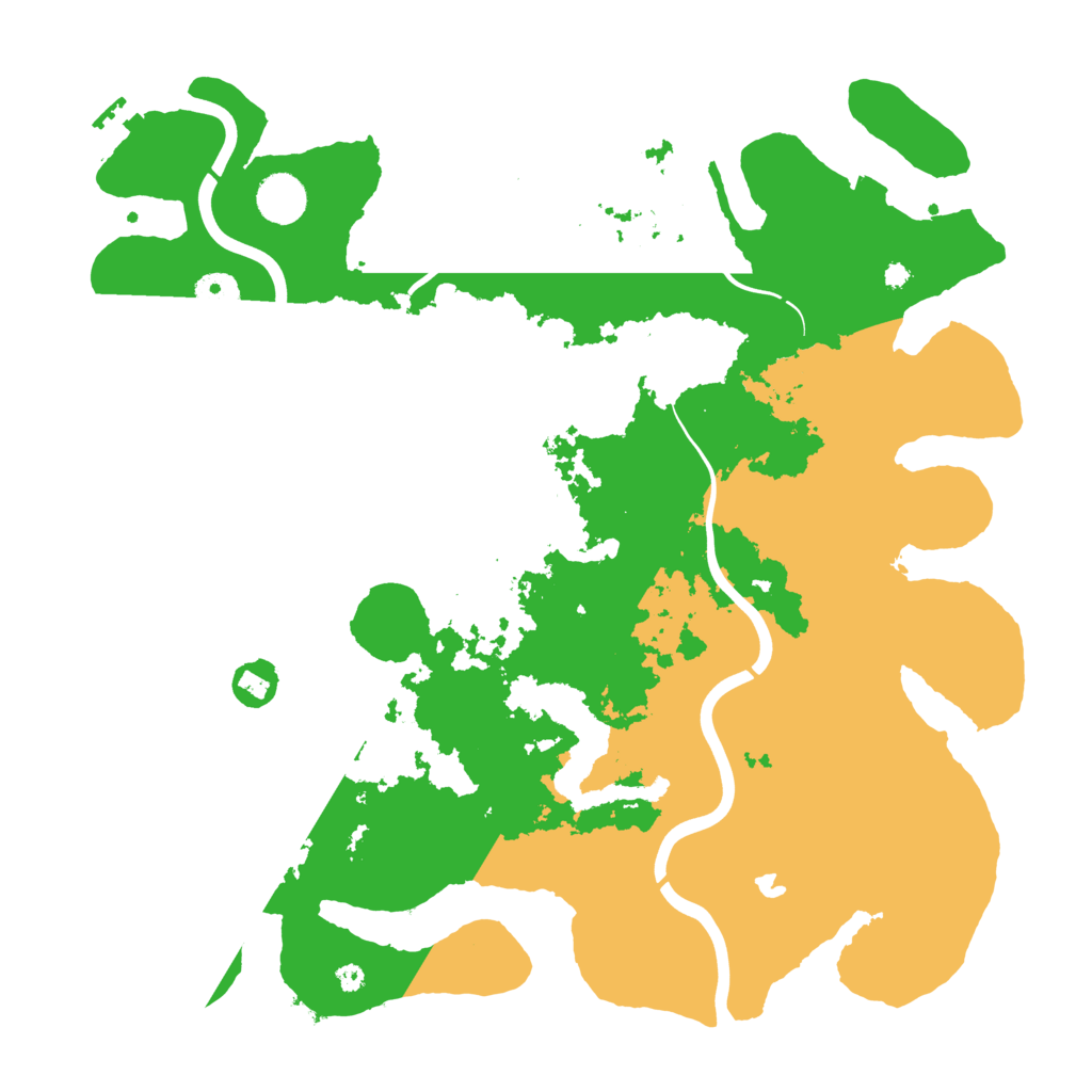 Biome Rust Map: Procedural Map, Size: 4000, Seed: 626649346