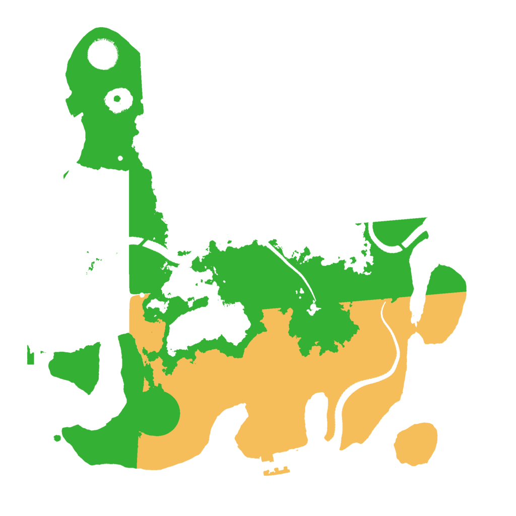 Biome Rust Map: Procedural Map, Size: 3000, Seed: 1604305704