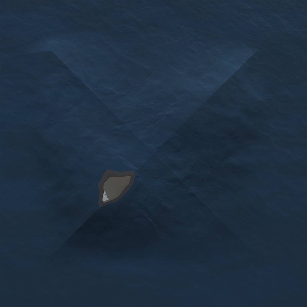 Rust Map: Procedural Map, Size: 1000, Seed: 6169, 3 Monuments