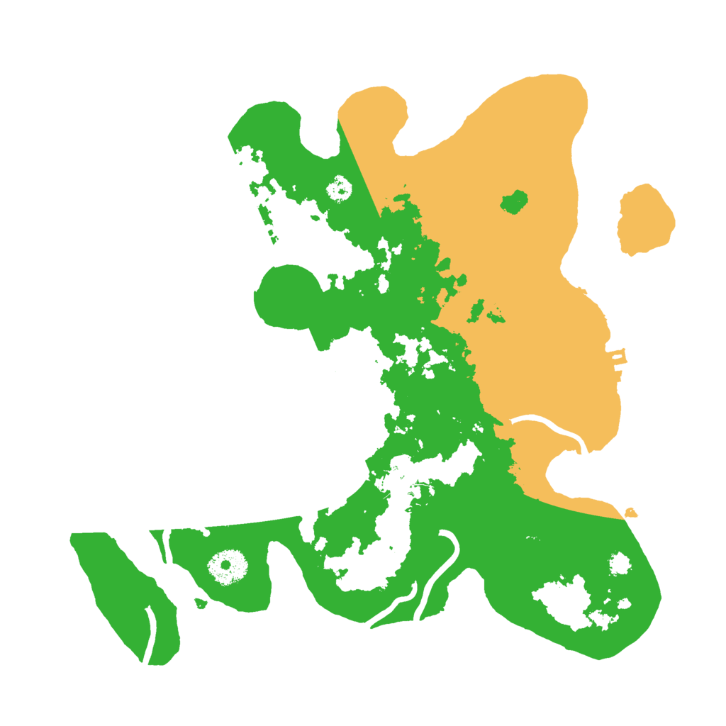 Biome Rust Map: Procedural Map, Size: 3000, Seed: 30685