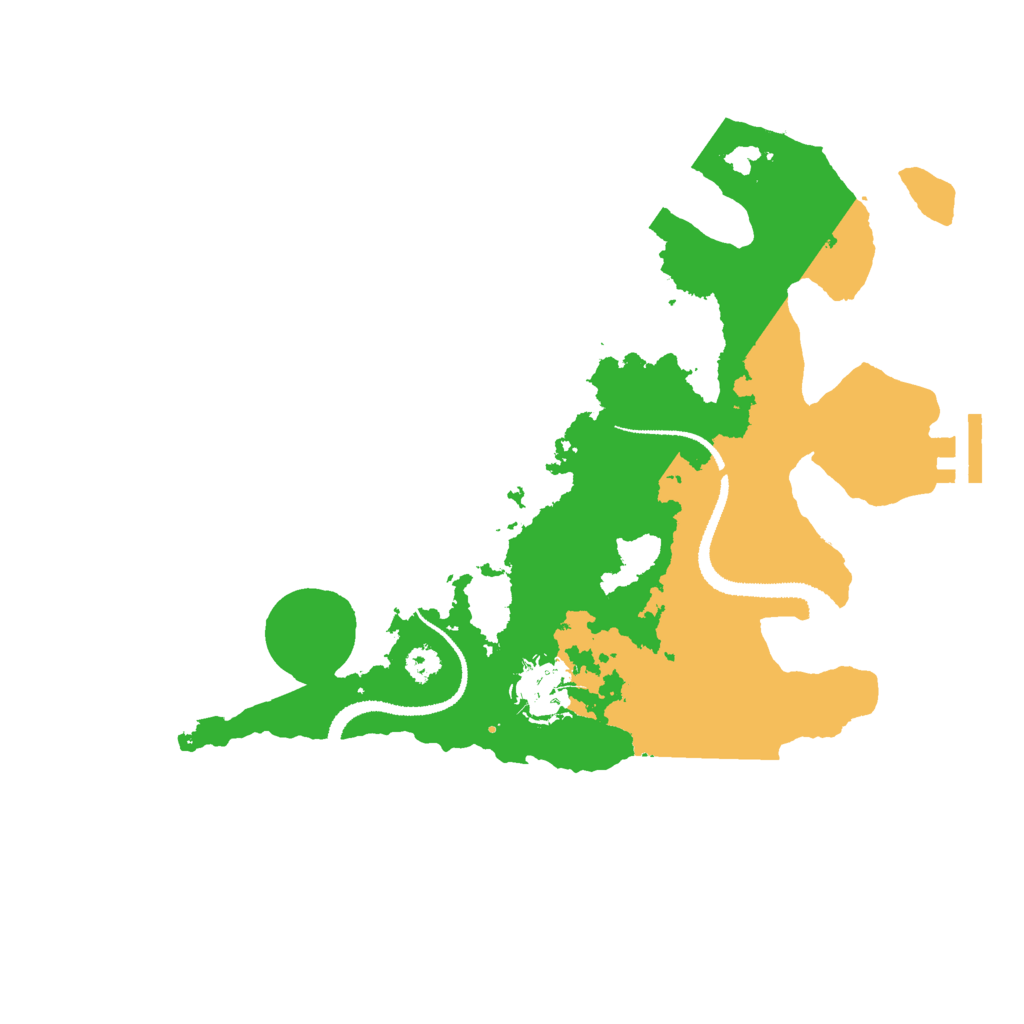Biome Rust Map: Procedural Map, Size: 3000, Seed: 1359201488