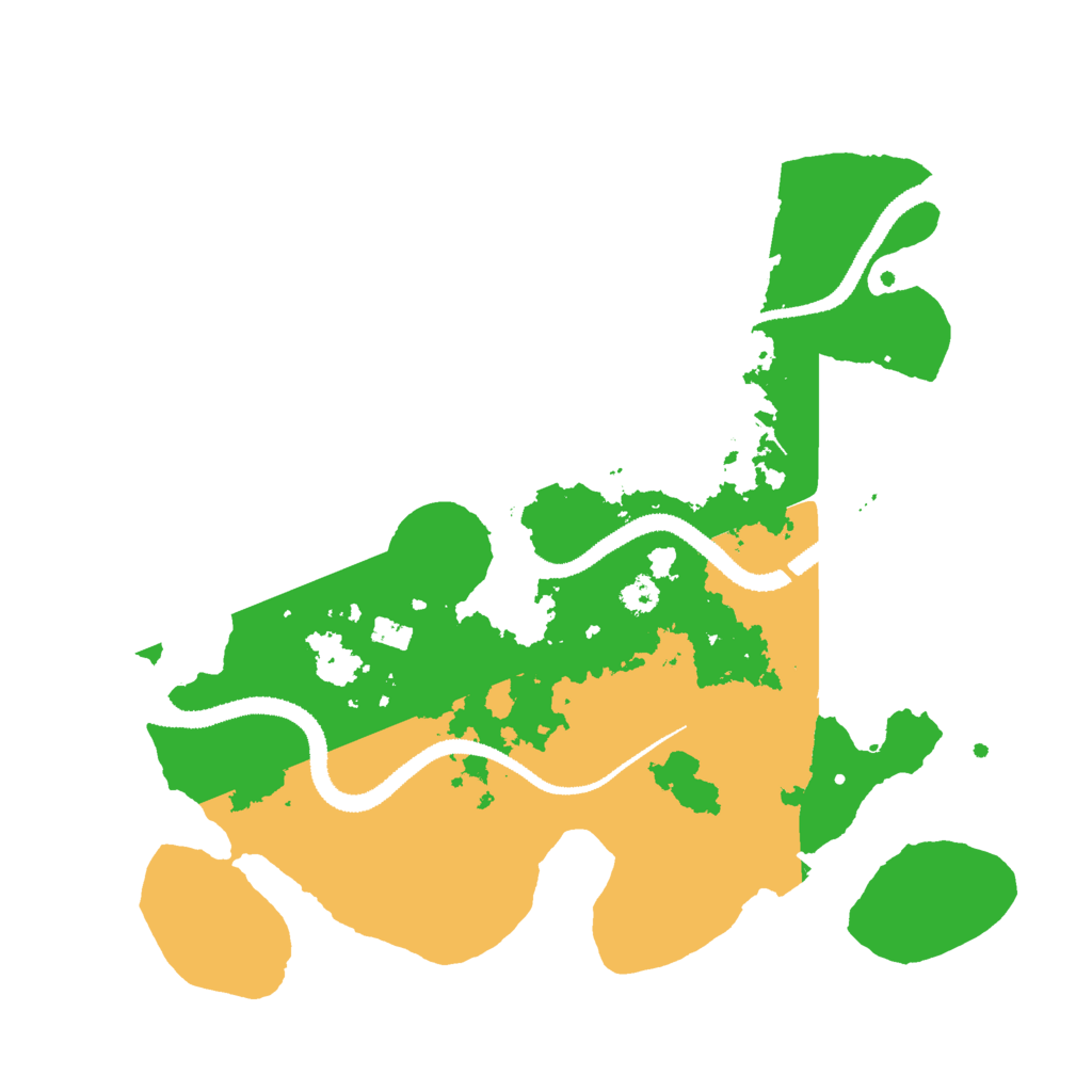 Biome Rust Map: Procedural Map, Size: 3000, Seed: 53948