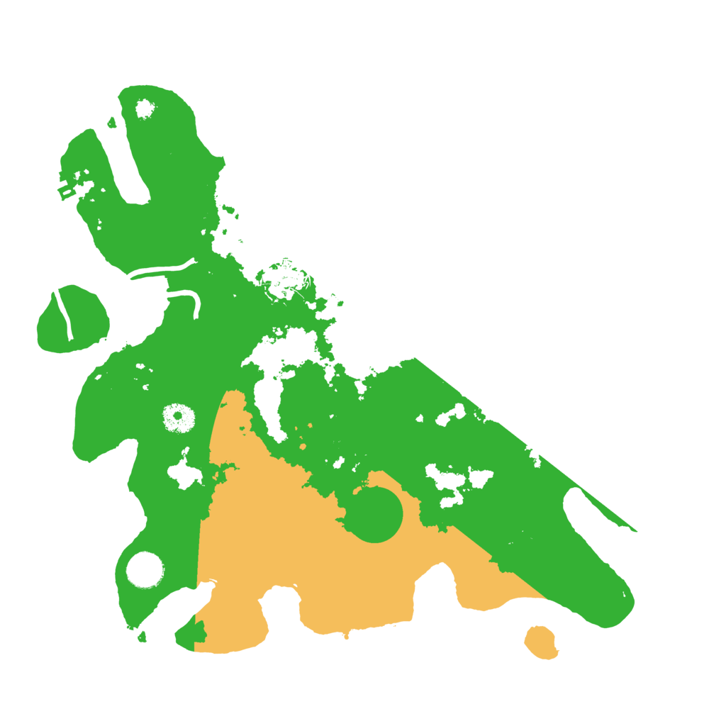 Biome Rust Map: Procedural Map, Size: 3500, Seed: 14967638