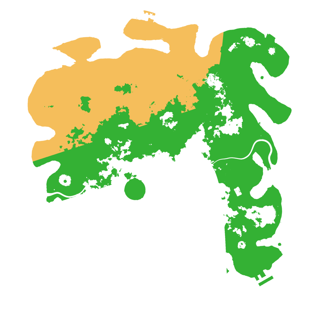 Biome Rust Map: Procedural Map, Size: 3905, Seed: 675411