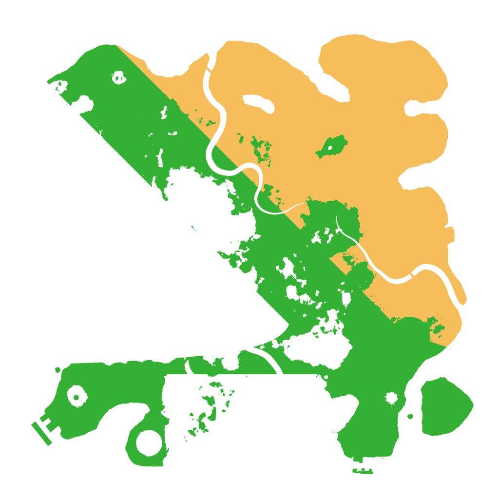 Biome Rust Map: Procedural Map, Size: 3700, Seed: 1553992938