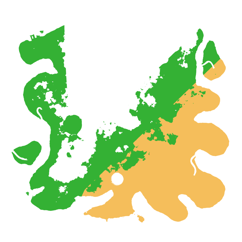 Biome Rust Map: Procedural Map, Size: 3500, Seed: 1578595709