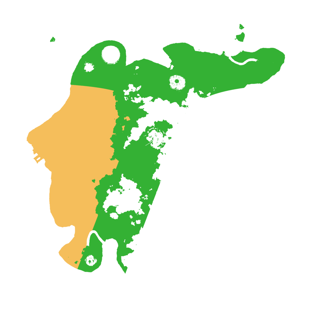 Biome Rust Map: Procedural Map, Size: 3000, Seed: 136146167