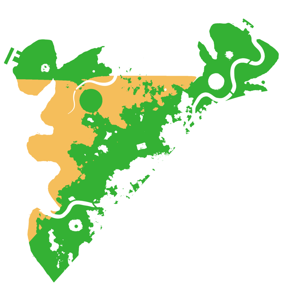 Biome Rust Map: Procedural Map, Size: 3500, Seed: 8978161