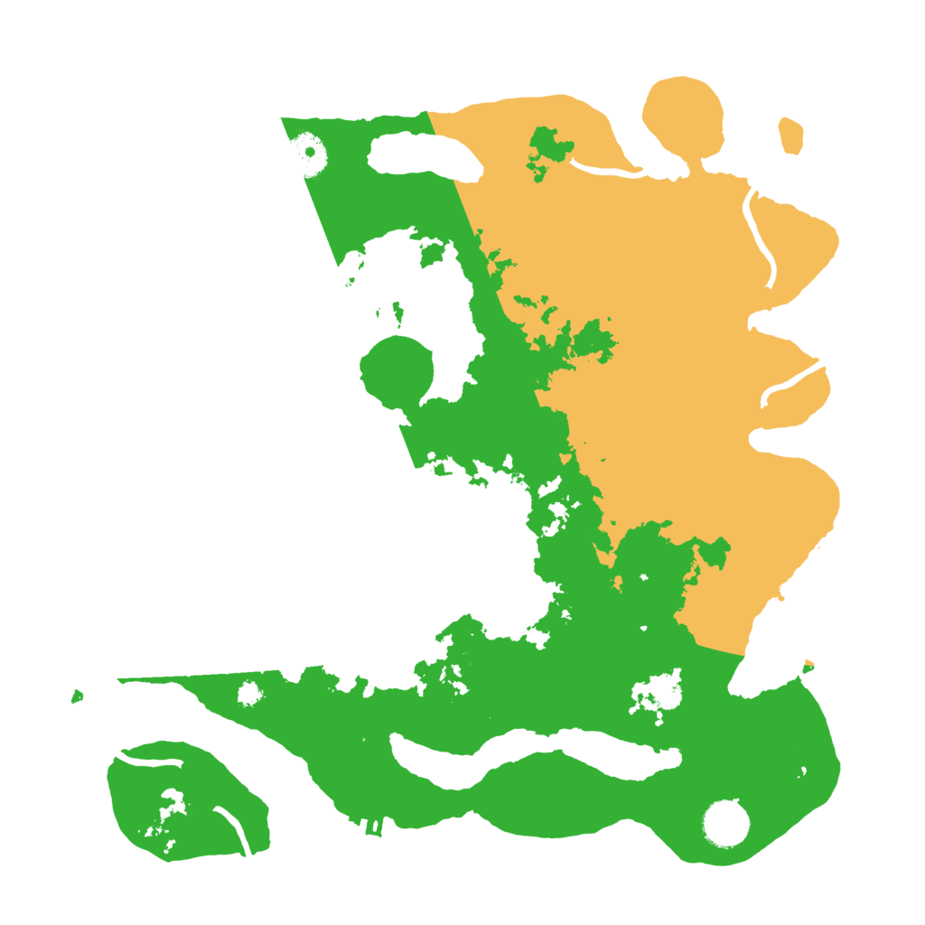 Biome Rust Map: Procedural Map, Size: 3500, Seed: 733012