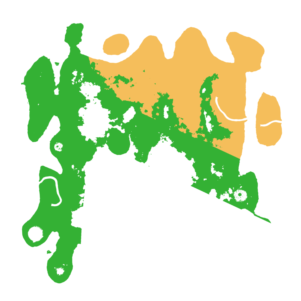 Biome Rust Map: Procedural Map, Size: 3600, Seed: 425857352