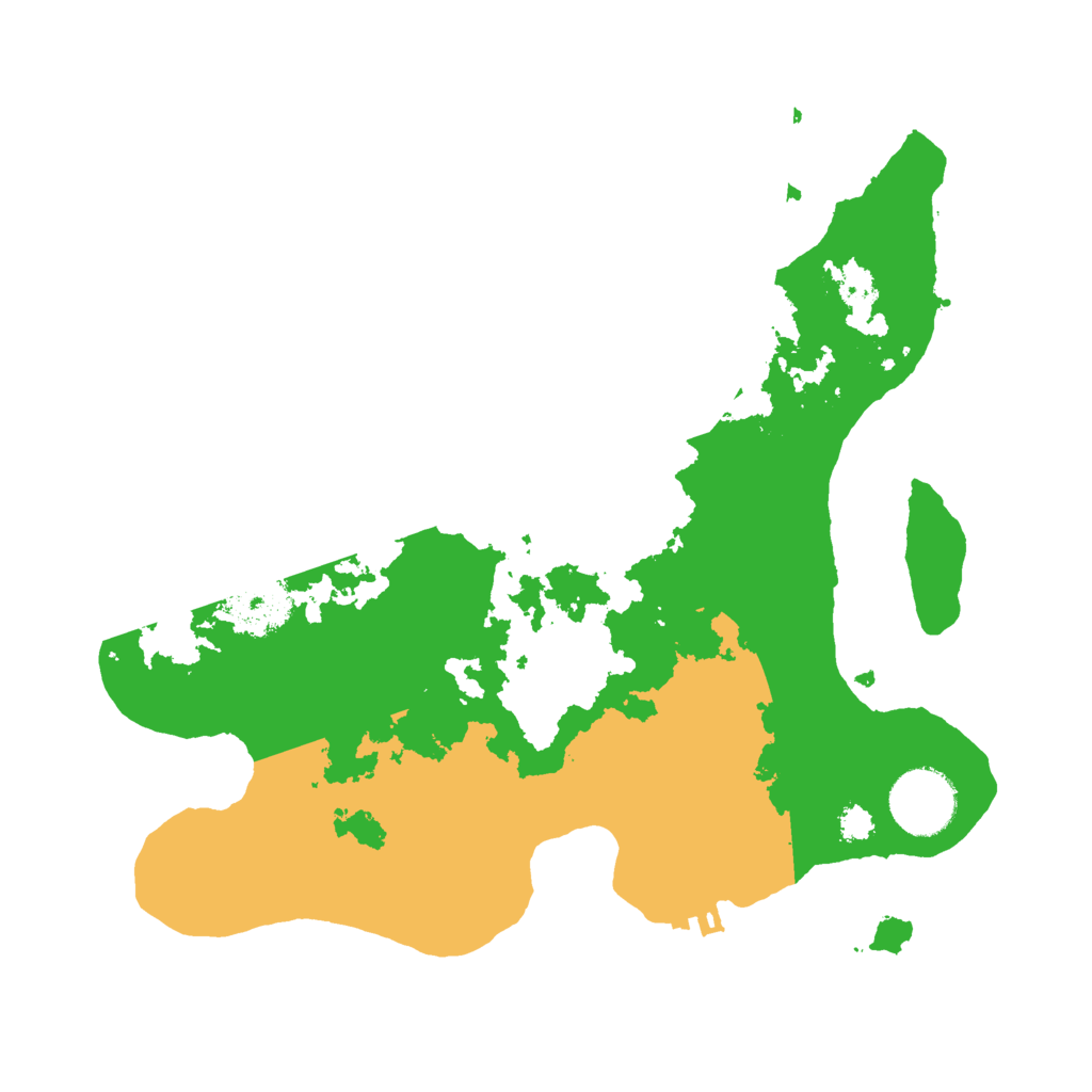 Biome Rust Map: Procedural Map, Size: 2900, Seed: 648252
