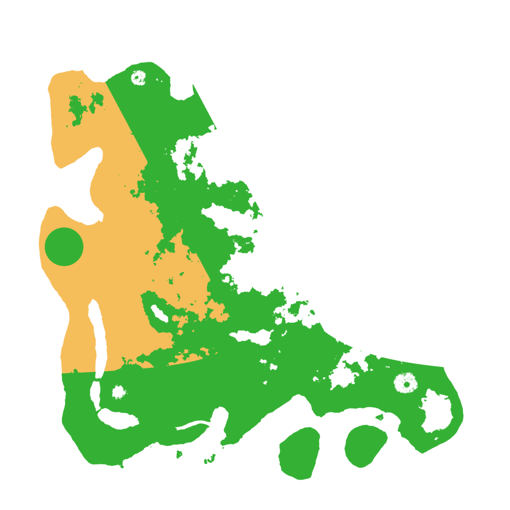 Biome Rust Map: Procedural Map, Size: 3500, Seed: 322984554