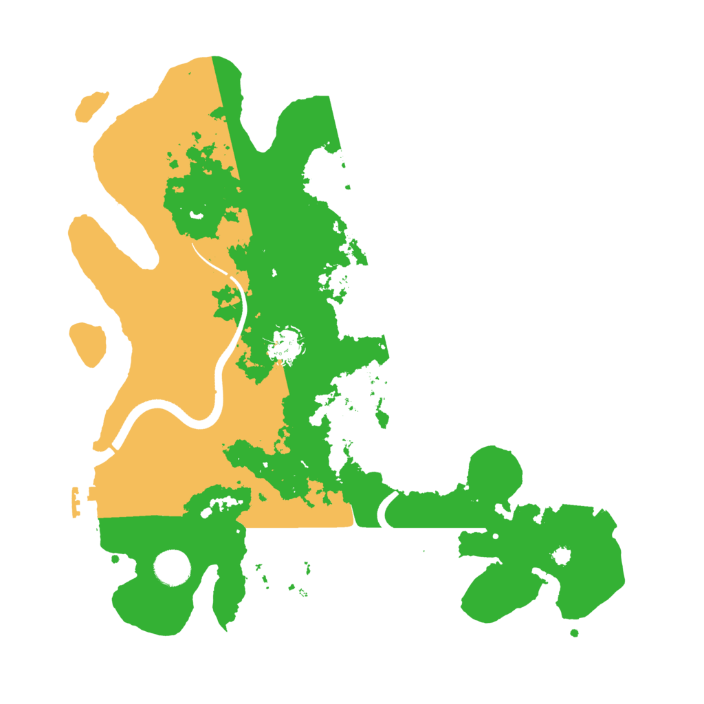 Biome Rust Map: Procedural Map, Size: 3500, Seed: 797717412