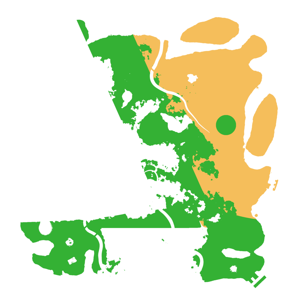 Biome Rust Map: Procedural Map, Size: 4000, Seed: 6485