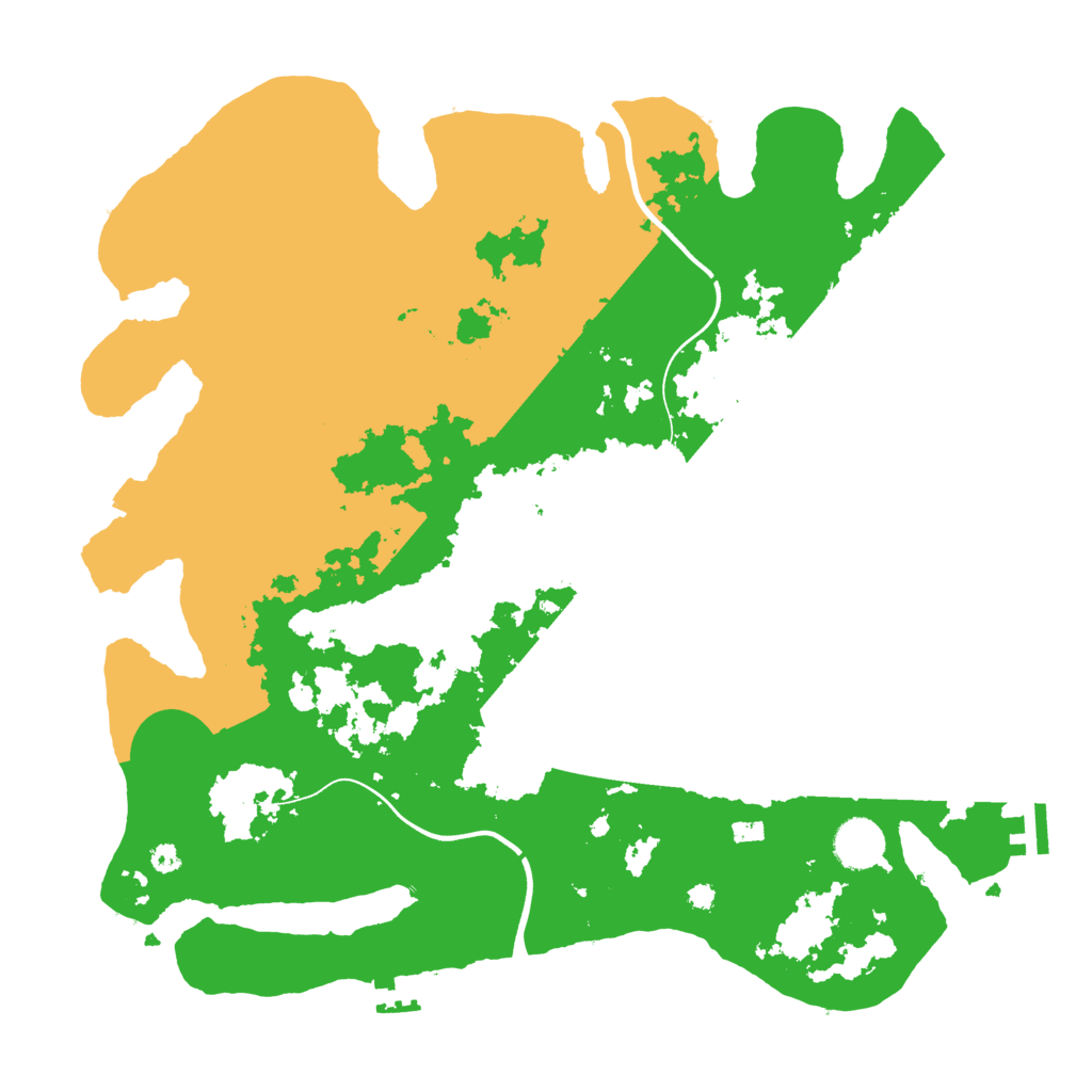 Biome Rust Map: Procedural Map, Size: 3750, Seed: 1125494602