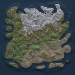 Thumbnail Rust Map: Procedural Map, Size: 4250, Seed: 1566517668, 18 Monuments