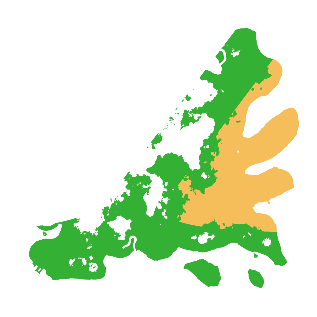 Biome Rust Map: Procedural Map, Size: 3500, Seed: 3726941