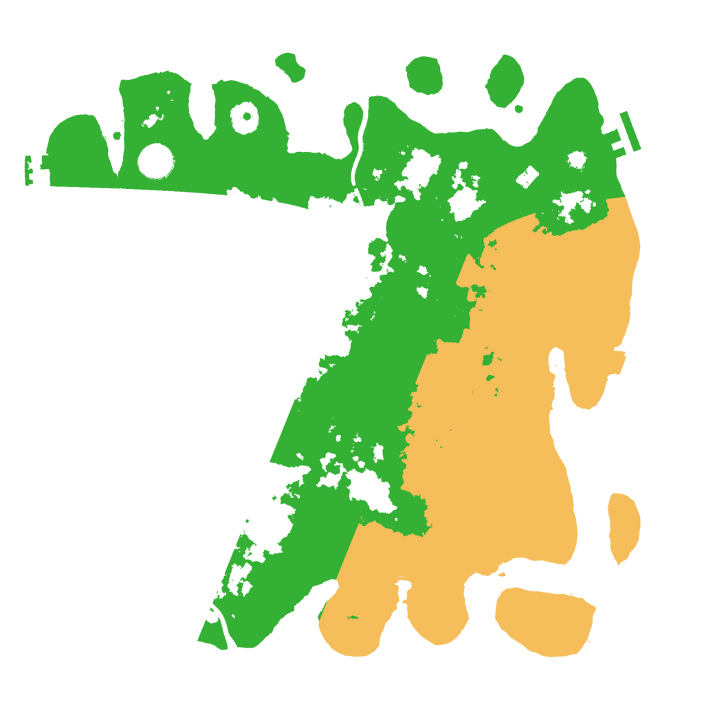 Biome Rust Map: Procedural Map, Size: 3500, Seed: 7258501