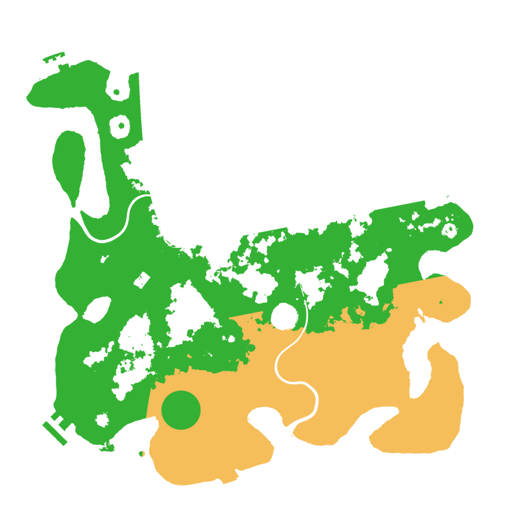 Biome Rust Map: Procedural Map, Size: 3500, Seed: 21960441