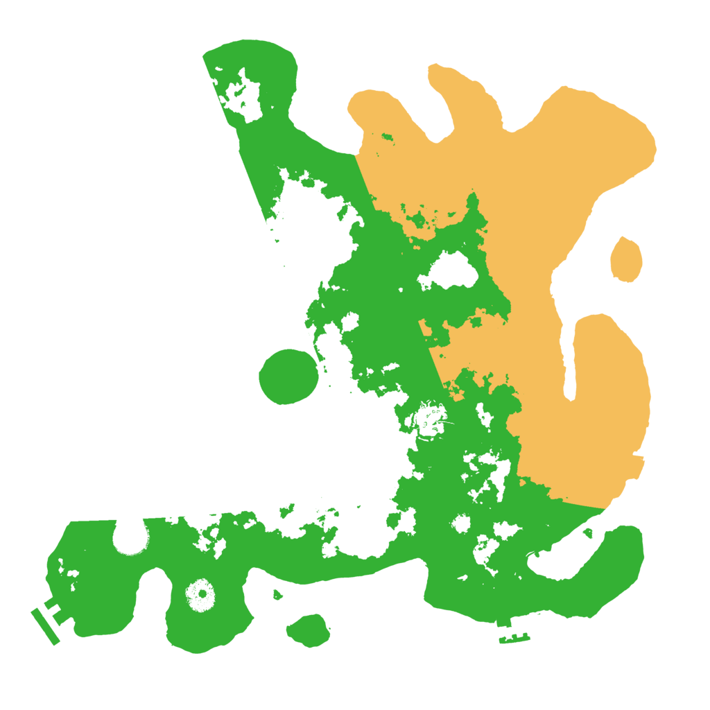Biome Rust Map: Procedural Map, Size: 3500, Seed: 29865901