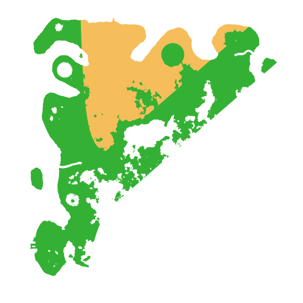 Biome Rust Map: Procedural Map, Size: 3500, Seed: 73665656