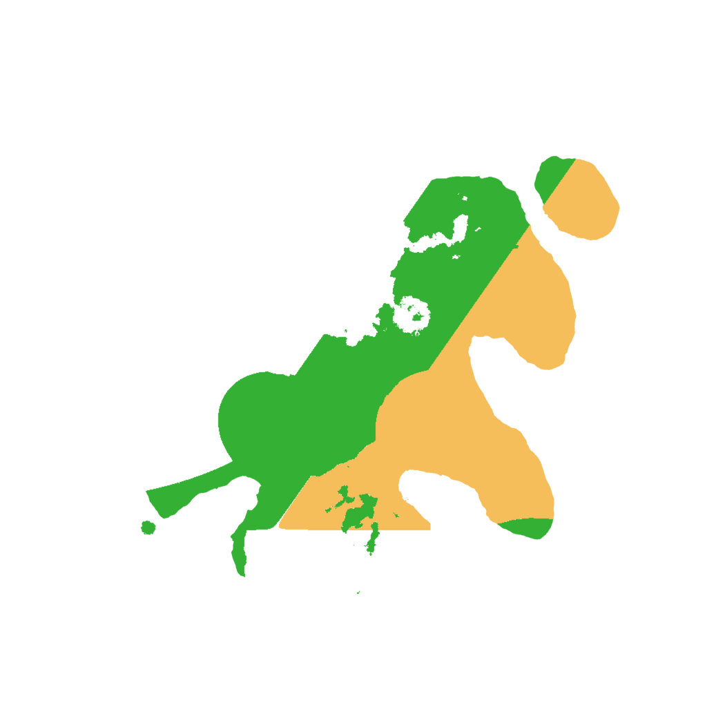 Biome Rust Map: Procedural Map, Size: 2000, Seed: 1359201488