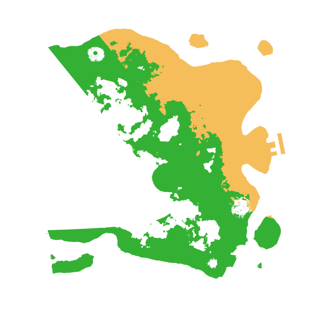 Biome Rust Map: Procedural Map, Size: 3000, Seed: 965842