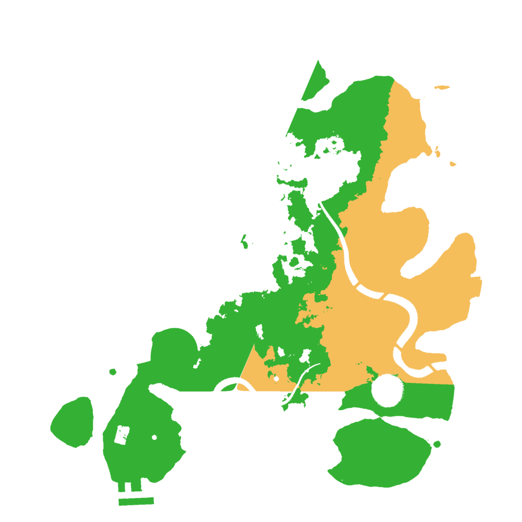 Biome Rust Map: Procedural Map, Size: 3000, Seed: 1906556745